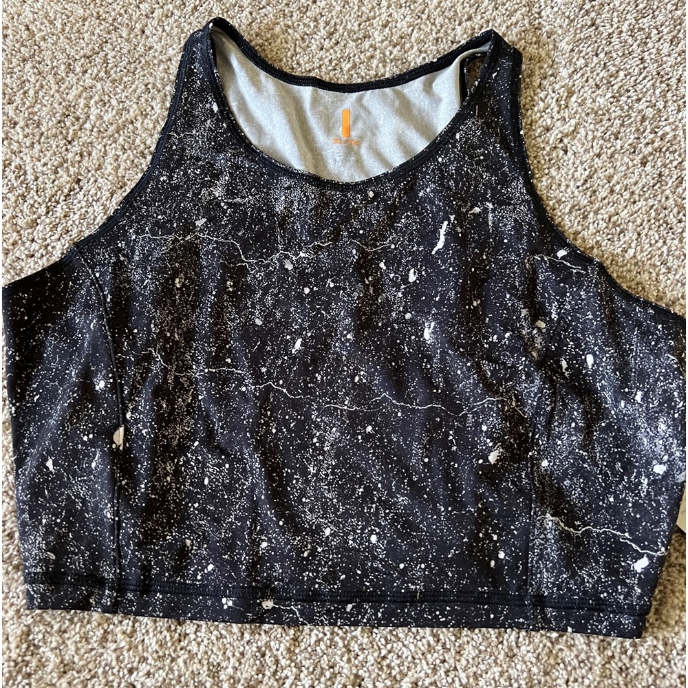 Lucy fitness ware let it be bralette XL NWT